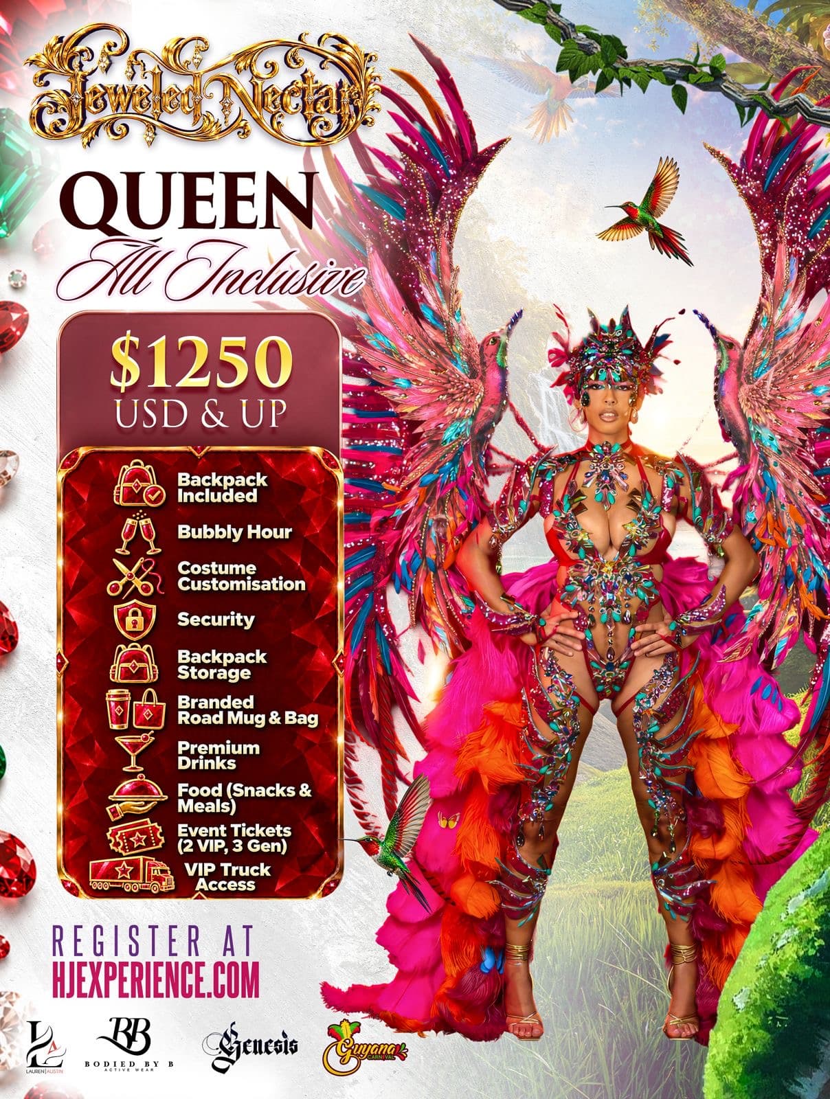 Jeweled Nectar Queen promotional poster
